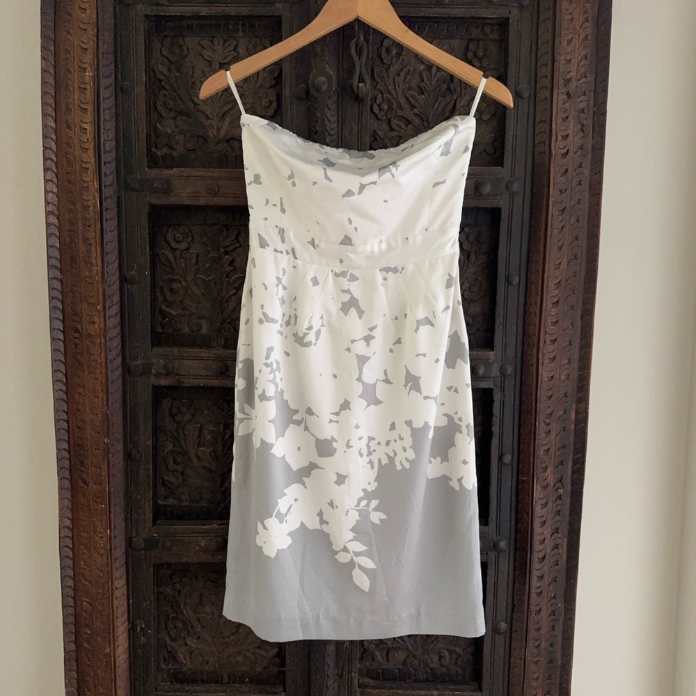 Elegant White Floral Slip Dress